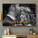 Custom Photo The Day I Met You Black & White - Anniversary Gift For Couples - Personalized Poster