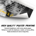 Custom Photo The Day I Met You Black & White - Anniversary Gift For Couples - Personalized Poster