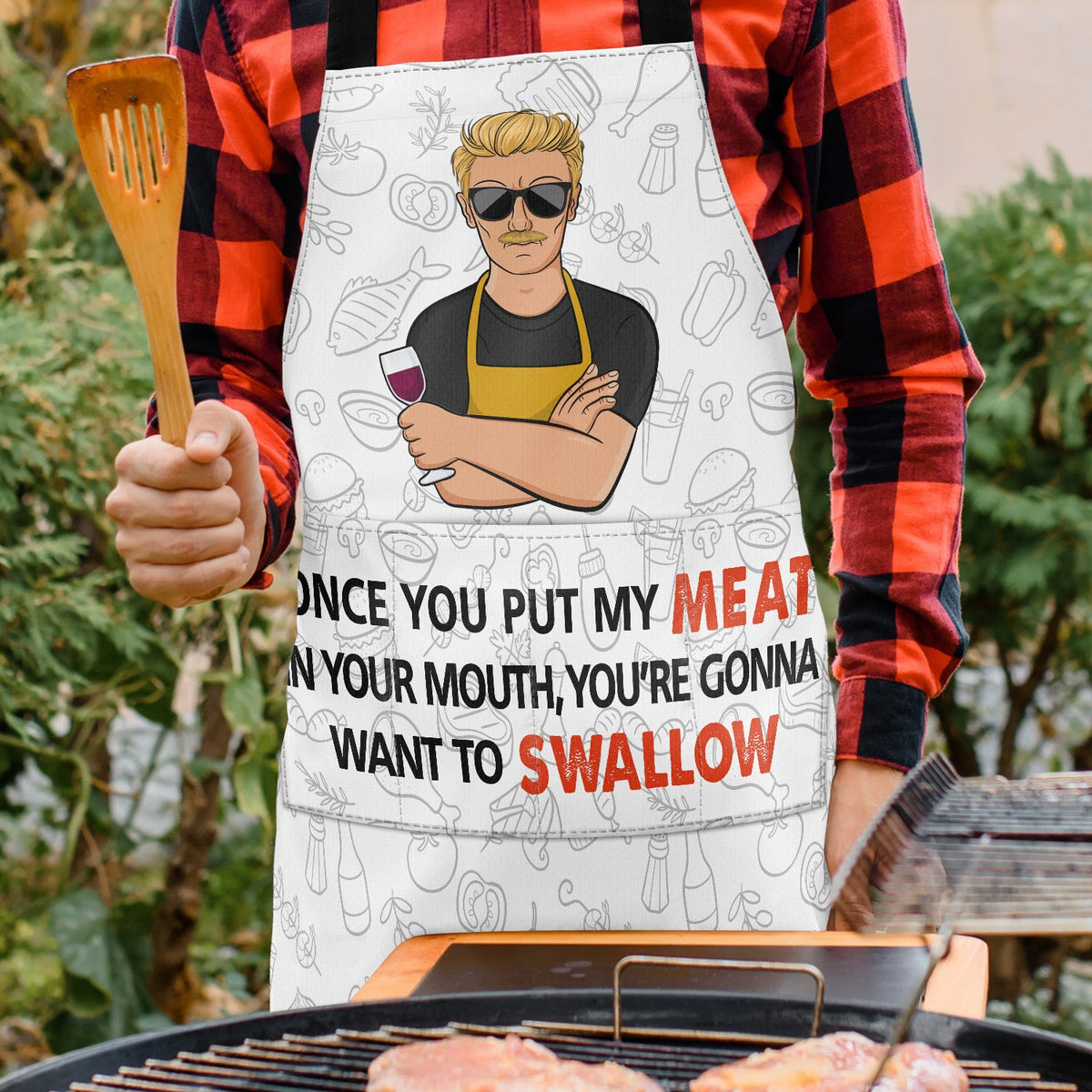 May The Forks Be With You Funny Chef Hat, Funny BBQ Togo