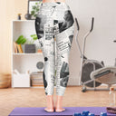 Journal photo personnalisé - Cadeau d'anniversaire, cadeau d'amour pour femme, cadeau pour vous-même, amatrice de gym, de yoga, maman d'animaux - Leggings personnalisés