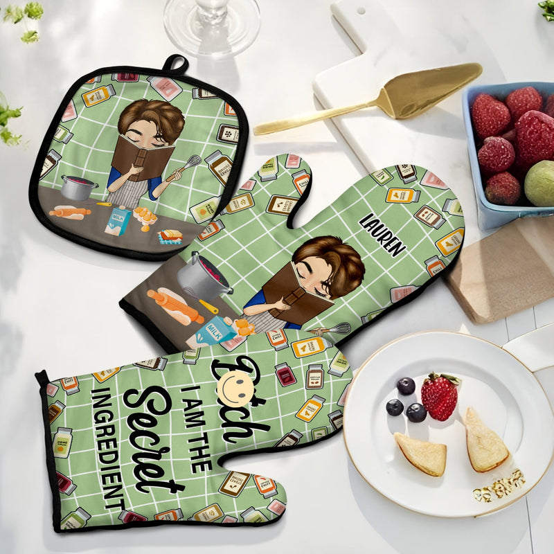I Am The Secret Ingredient - Gift For Cooking Lovers, Gift For Mother - Personalized Oven Mitts, Hot Holders