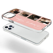 Custom Photo Your Loved Ones - Gift For Couples, Family BFF Best Friends, Besties - Personalized Clear Phone Case