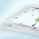 Granny's Garden Love Grows Here - Birthday, Loving Gift For Mom, Mum, Mother, Nana, Grandma - Personalized Square Shaped Acrylic Plaque