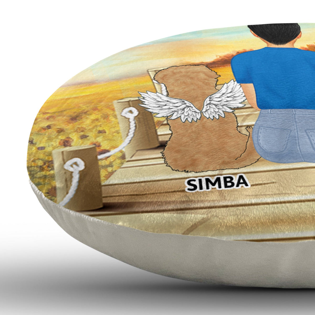 A Bond That Can't Be Broken - Gift For Dog Lovers, Dog Mom - Personalized Cloud Shaped Pillow