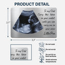 Custom Photo Until You Can Carry Me In Your Arms - Birthday, Loving Gift For Father, Dad-to-be - Personalized Aluminum Wallet Card