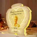 Custom Photo, Memorial, Gift For Father, Gift For Mother, Family, Sad - Custom Photo Always Shine In My Heart - Personalised Custom Shaped Light Box