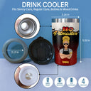 BBQ Go Get Me A Beer - Personalized Custom Triple 3 In 1 Can Cooler