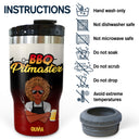 BBQ Go Get Me A Beer - Personalized Custom Triple 3 In 1 Can Cooler