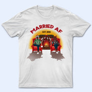 Christmas Married AF - Gift For Couples - Personalized Custom Sweatshirt