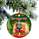 Décoration de Noël en céramique personnalisée « Retraité 2022 » : ce n'est pas mon problème