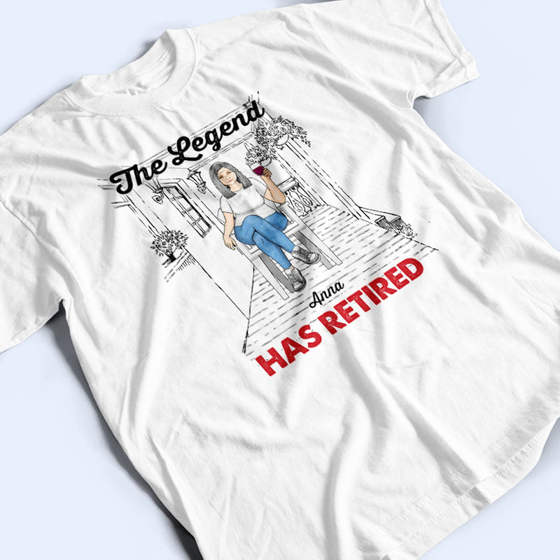 Old Family Retired Not My Problem Anymore - Personalized Custom T Shirt