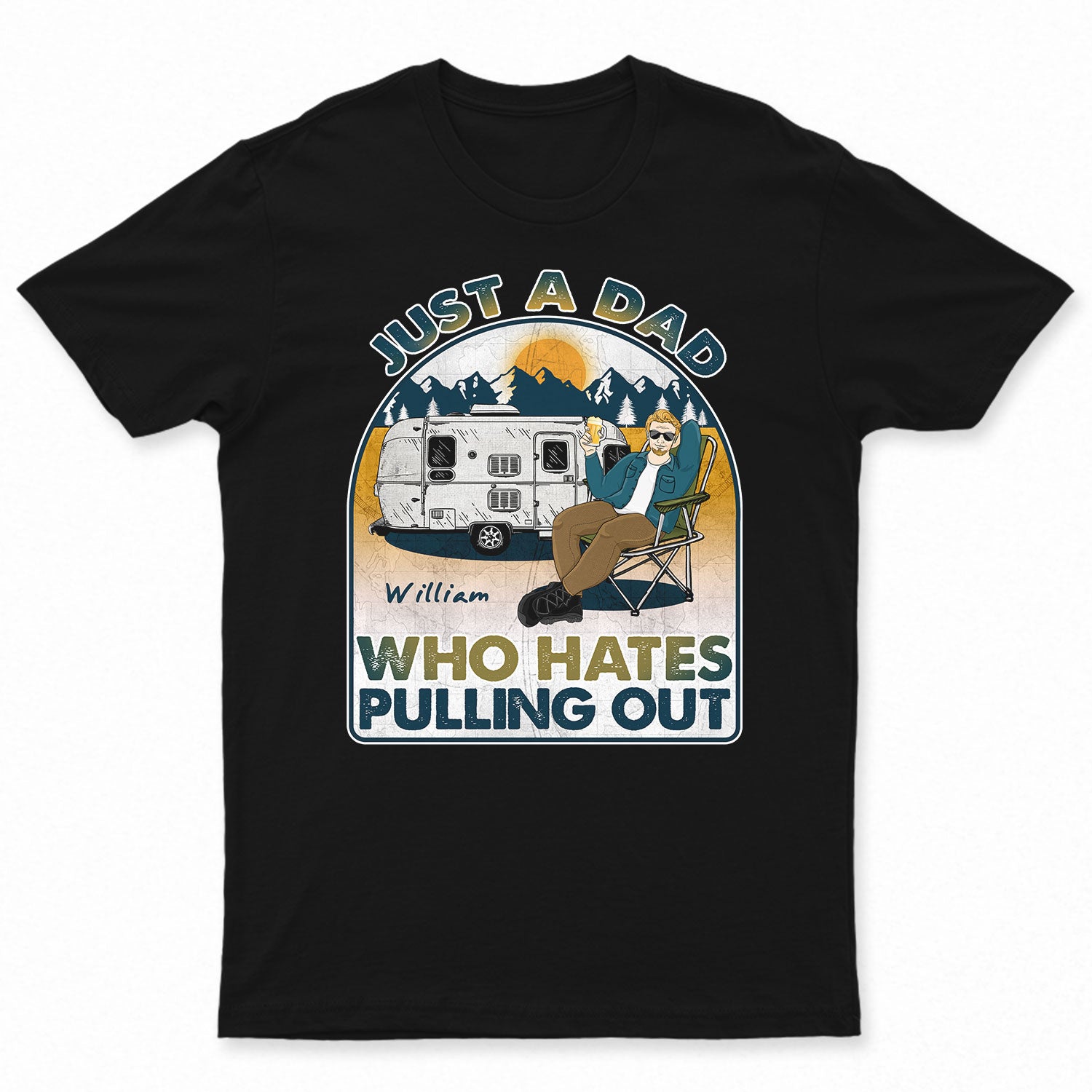 Camping Who Hates Pulling Out - Gift For Father - Personalized Custom T Shirt