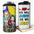 Always Be My Hero - Gift For Father - Personalized Custom 4 In 1 Can Cooler Tumbler