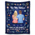 Brother Sister Think Of This Blanket - Gift For Sisters - Personalized Fleece Blanket
