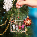 No Greater Gift Than Friendship - Christmas Gift For Besties - Personalized Custom Shaped Acrylic Ornament