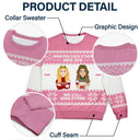 Annoying Each Other Since - Christmas Gift For Couples - Personalized Unisex Ugly Sweater