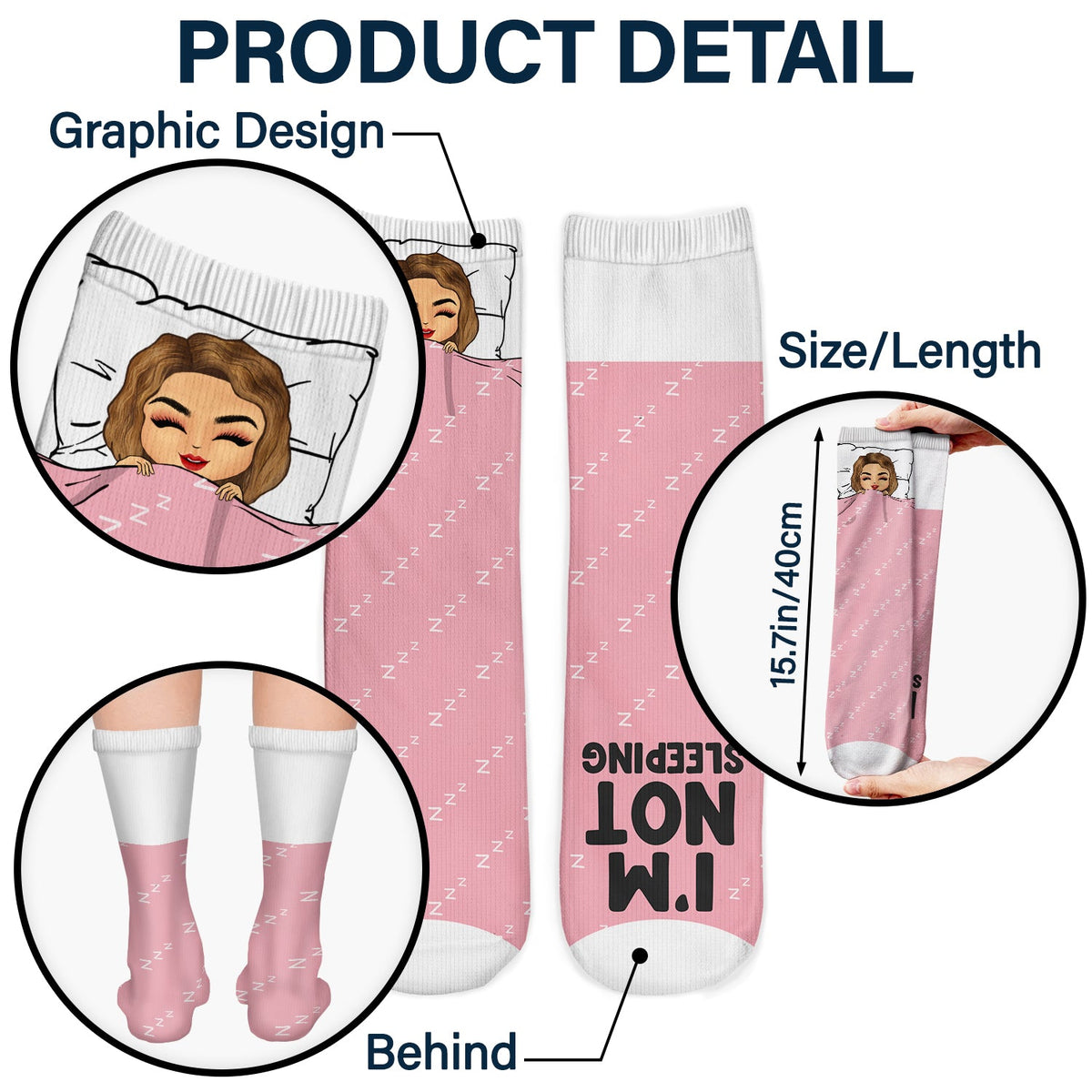 Just Resting My Eyes - Gift For Yourself - Personalized Socks