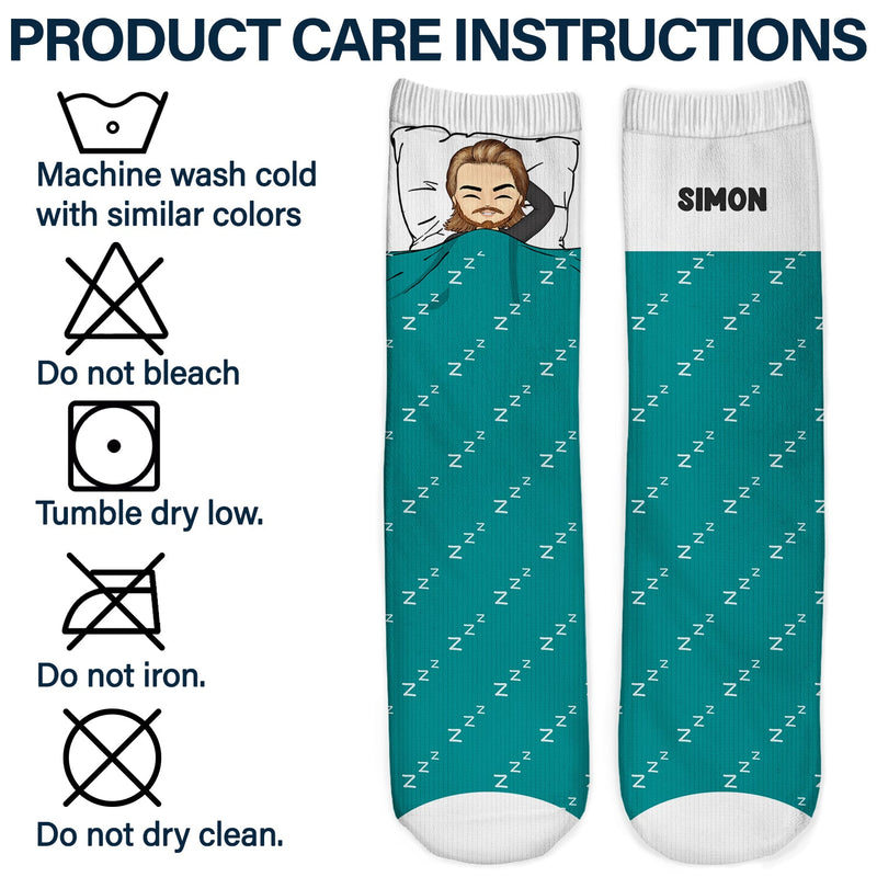 Just Resting My Eyes - Gift For Yourself - Personalized Socks