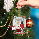 Christmas Couple Only One To Annoy - Gift For Couples - Personalized Custom Shaped Acrylic Ornament