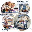 4 Better 4 Worse 4 Life - Gift For Sisters And Best Friends - Personalized Fleece Blanket