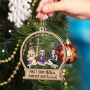 Christmas Mother & Daughter From The Start - Gift For Mother - Personalized 2-Layered Mix Ornament