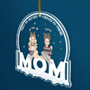 Noël : Mère et fille dès le début - Cadeau pour maman - Décoration acrylique personnalisée