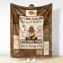 Couple Kissing It's Just You Always Sexy - Gift For Couples - Personalized Fleece Blanket