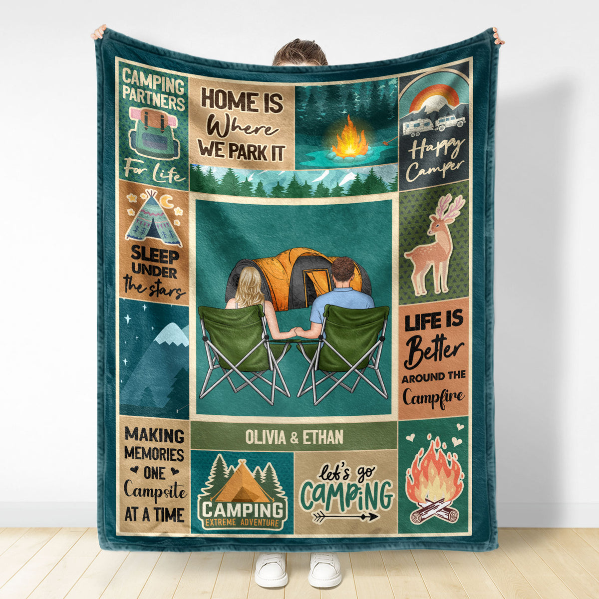 Life is Better Around the Camp Fire with Tents on Camping 20oz