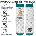Custom Photo Pet Personal Stalker I Will Follow You - Gift For Pet Lovers - Personalized Socks