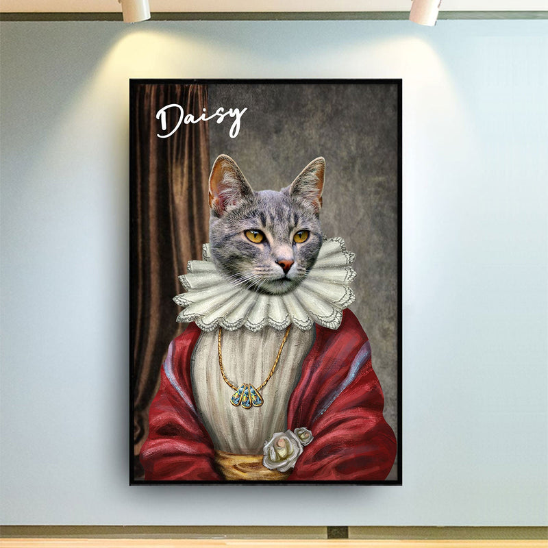 Custom Photo Funny Pet Portrait - Gift For Pet Lovers - Personalized Poster