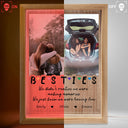 Custom Photo We Were Having Fun - Gift For Bestie - Personalized Picture Frame Light Box