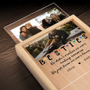 Custom Photo We Were Having Fun - Gift For Bestie - Personalized Picture Frame Light Box
