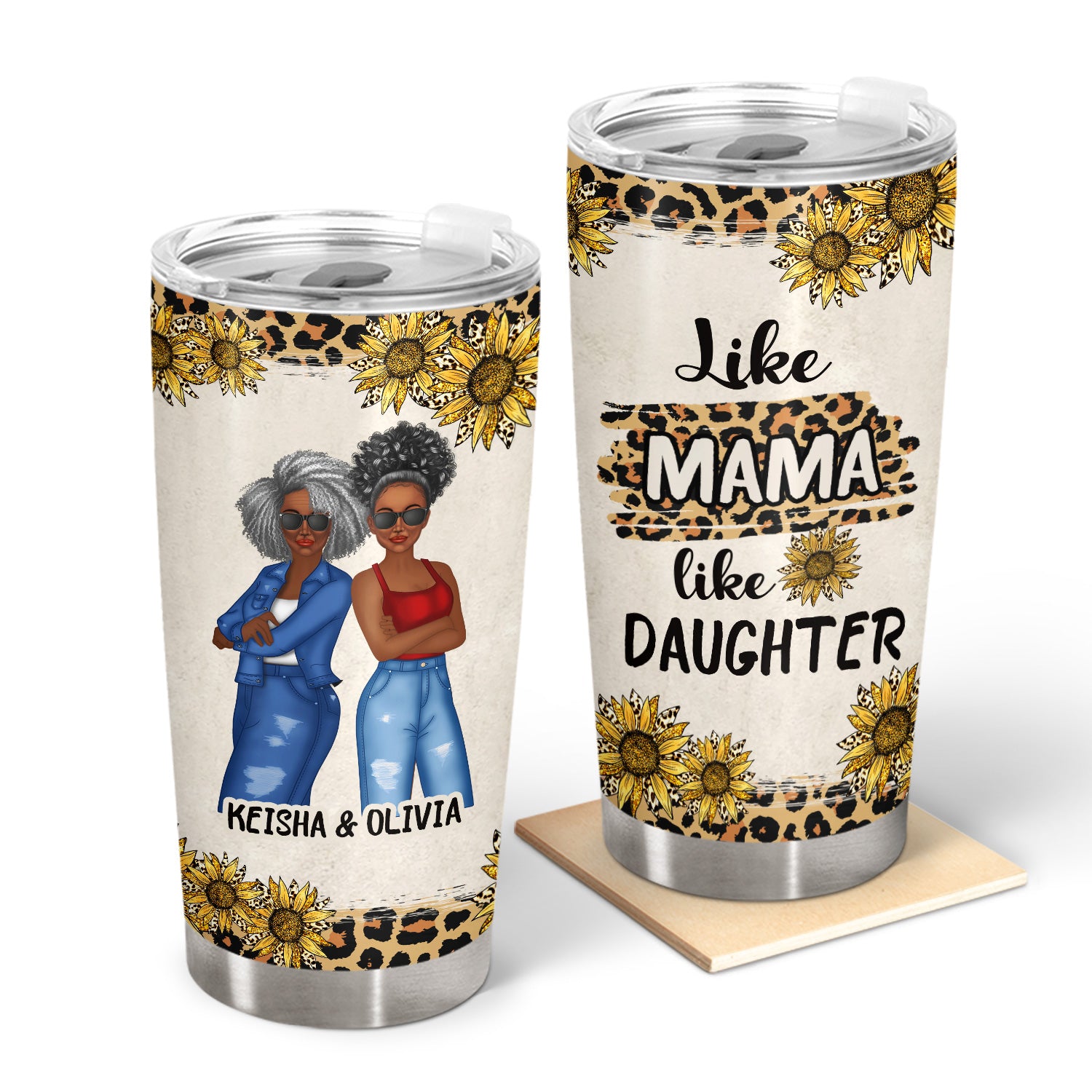 Like Mama Like Daughter - Gift For Mother & Daughter - Personalized Tumbler