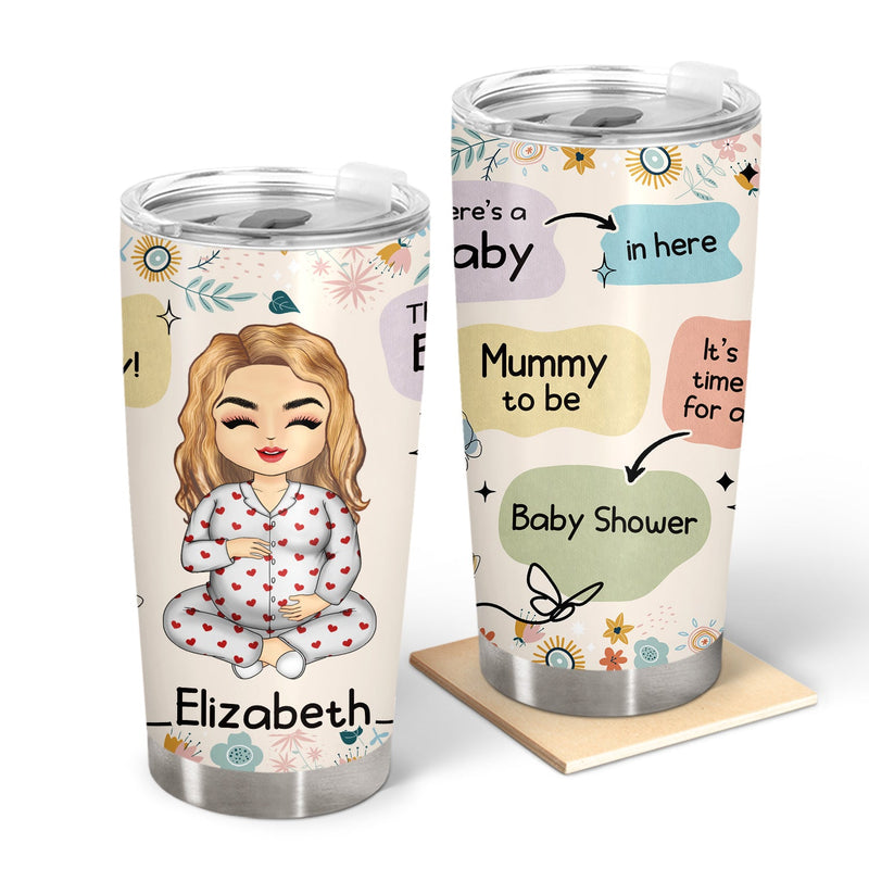 Pregnant Mom To Be - Pregnancy Gift For Mother - Personalized Tumbler