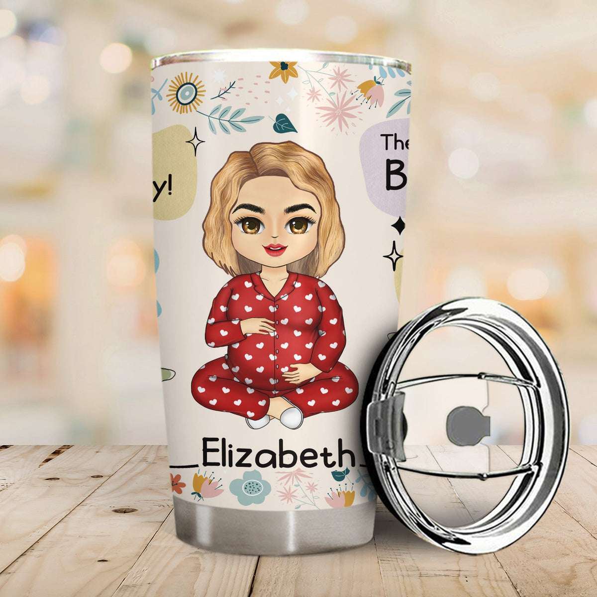 Pregnant Mom To Be - Pregnancy Gift For Mother - Personalized Tumbler