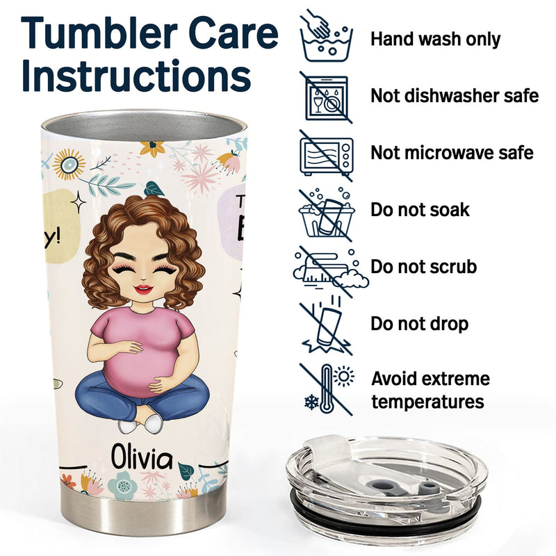 Pregnant Mom To Be - Pregnancy Gift For Mother - Personalized Tumbler