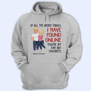 Couple de choses étranges - Cadeau pour couple - T-shirt personnalisé