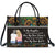 Tell Your Storm - Gift For Daughter - Personalized Leather Bag