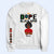 Dope Black Mom - Gift For Black Mom - Personalized Sweatshirt With Sleeve Imprint