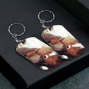 Custom Photo Calendar The Day My Life Changed - Gift For Couples - Personalized Aluminum Keychain