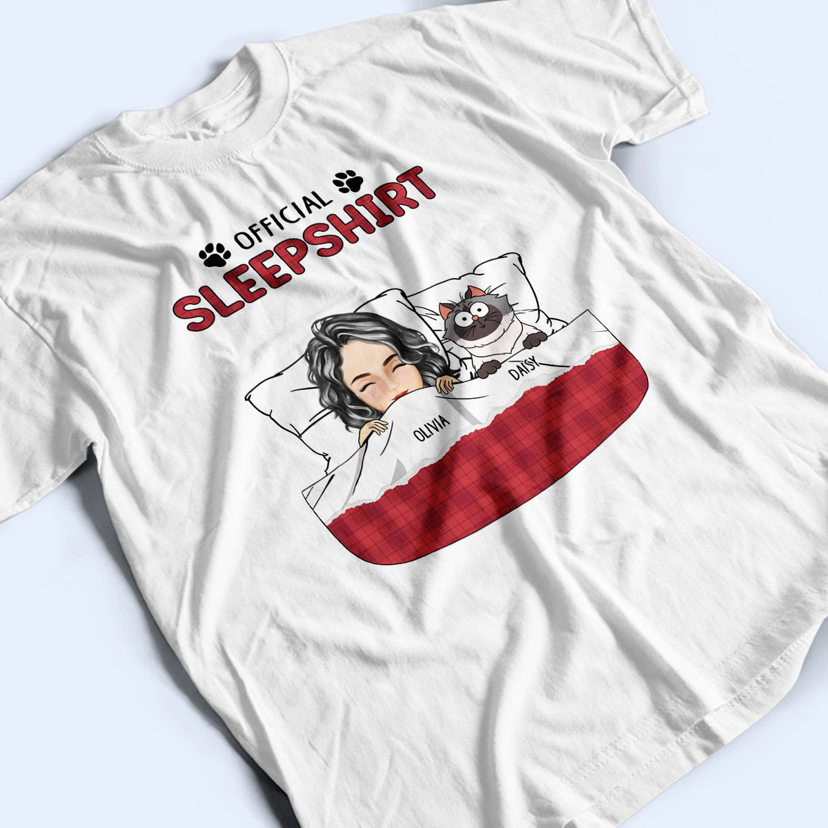 Cartoon Pet Lovers My Pawjama - Gift For Pet Lovers - Personalized T Shirt