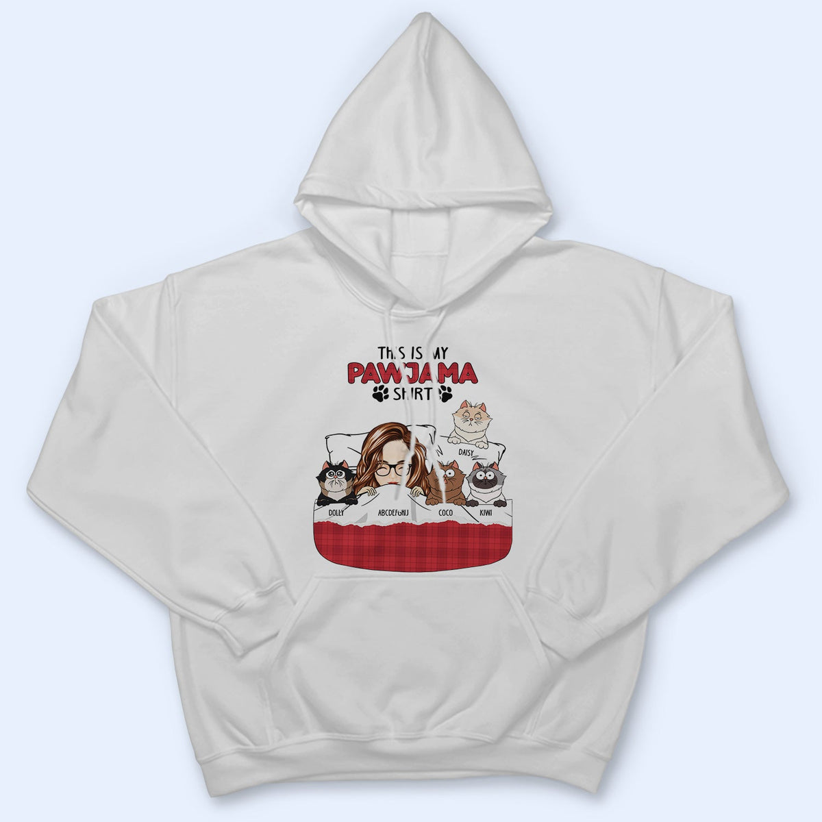 Cartoon Pet Lovers My Pawjama - Gift For Pet Lovers - Personalized T Shirt