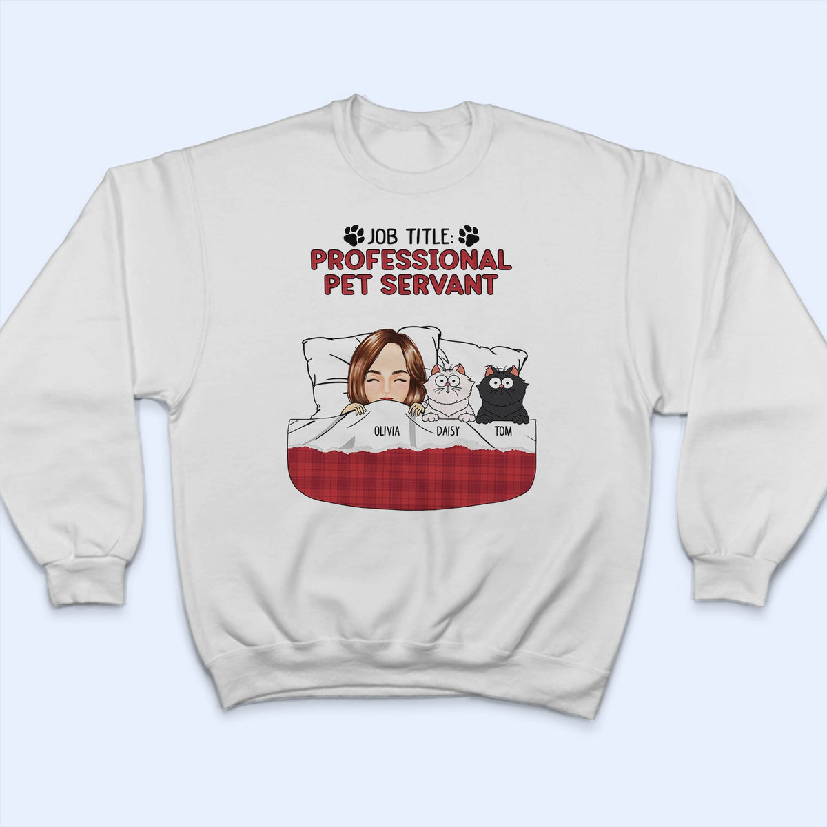 Cartoon Pet Lovers My Pawjama - Gift For Pet Lovers - Personalized T Shirt