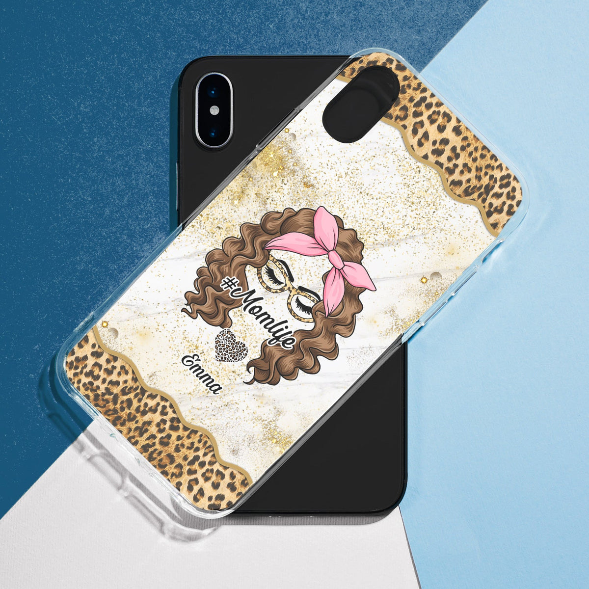 Mom Life - Gift For Mother - Personalized Clear Phone Case