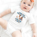 Photo personnalisée « Personnes formidables » - Cadeau pour nouveau-né - Body bébé personnalisé