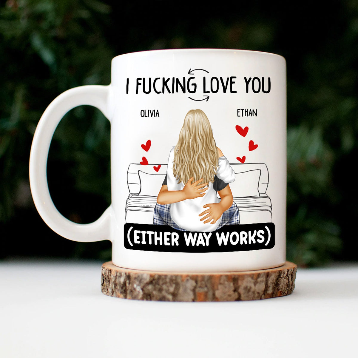 Started With A Message - Gift For Couple - Personalized Mug