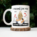 Started With A Message - Gift For Couple - Personalized Mug