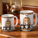 I Like Cats - Gift For Cat Mom - 3D Inflated Effect Printed Mug, Personalized White Edge-to-Edge Mug