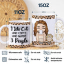 I Like Cats - Gift For Cat Mom - 3D Inflated Effect Printed Mug, Personalized White Edge-to-Edge Mug