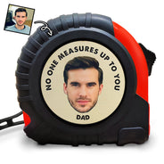 Photo personnalisée « Personne ne vous égale » - Cadeau pour papa - Mètre ruban personnalisé